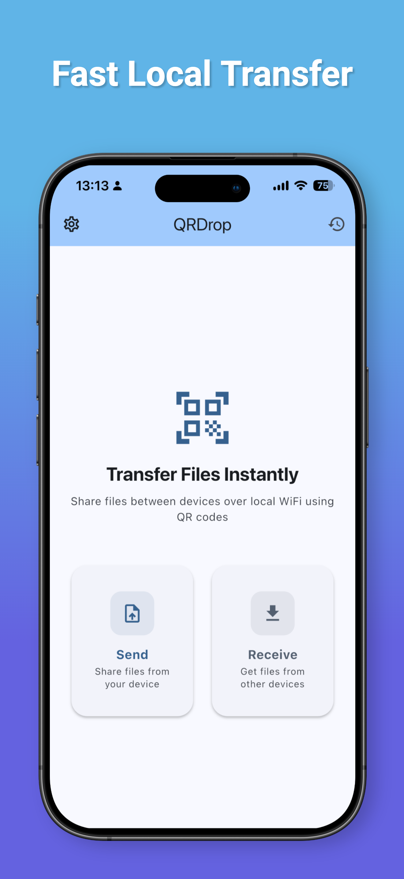 QRDrop screenshot