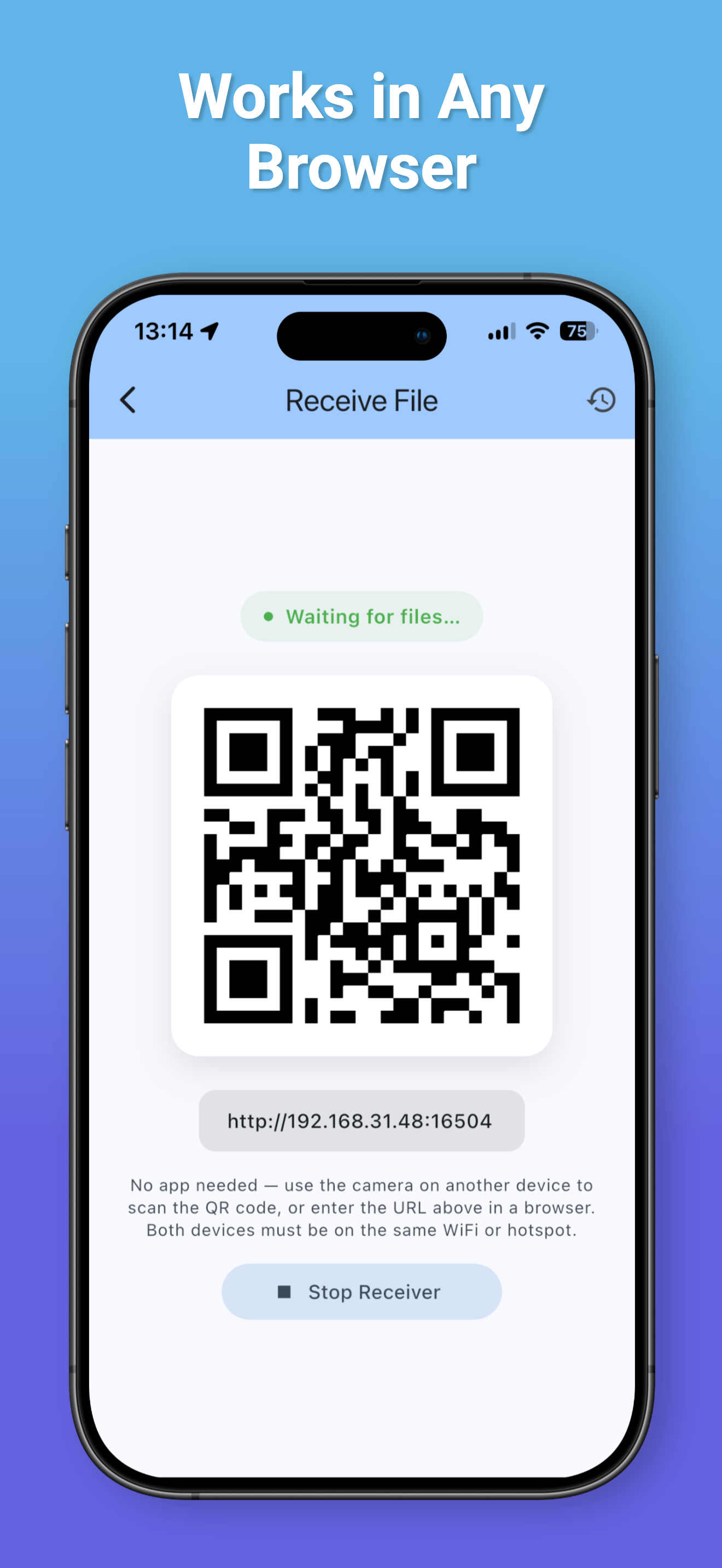 QRDrop screenshot